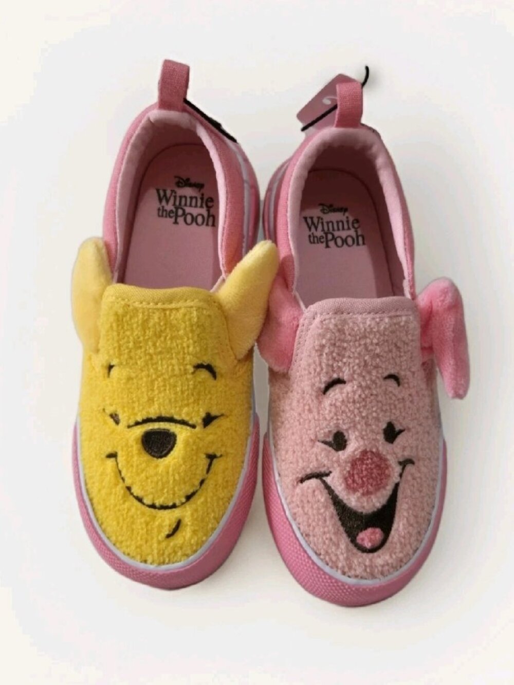 Slip On Winnie the Pook Sneakers for Toddlers Size 5 6 9 10 or 11 Piglet